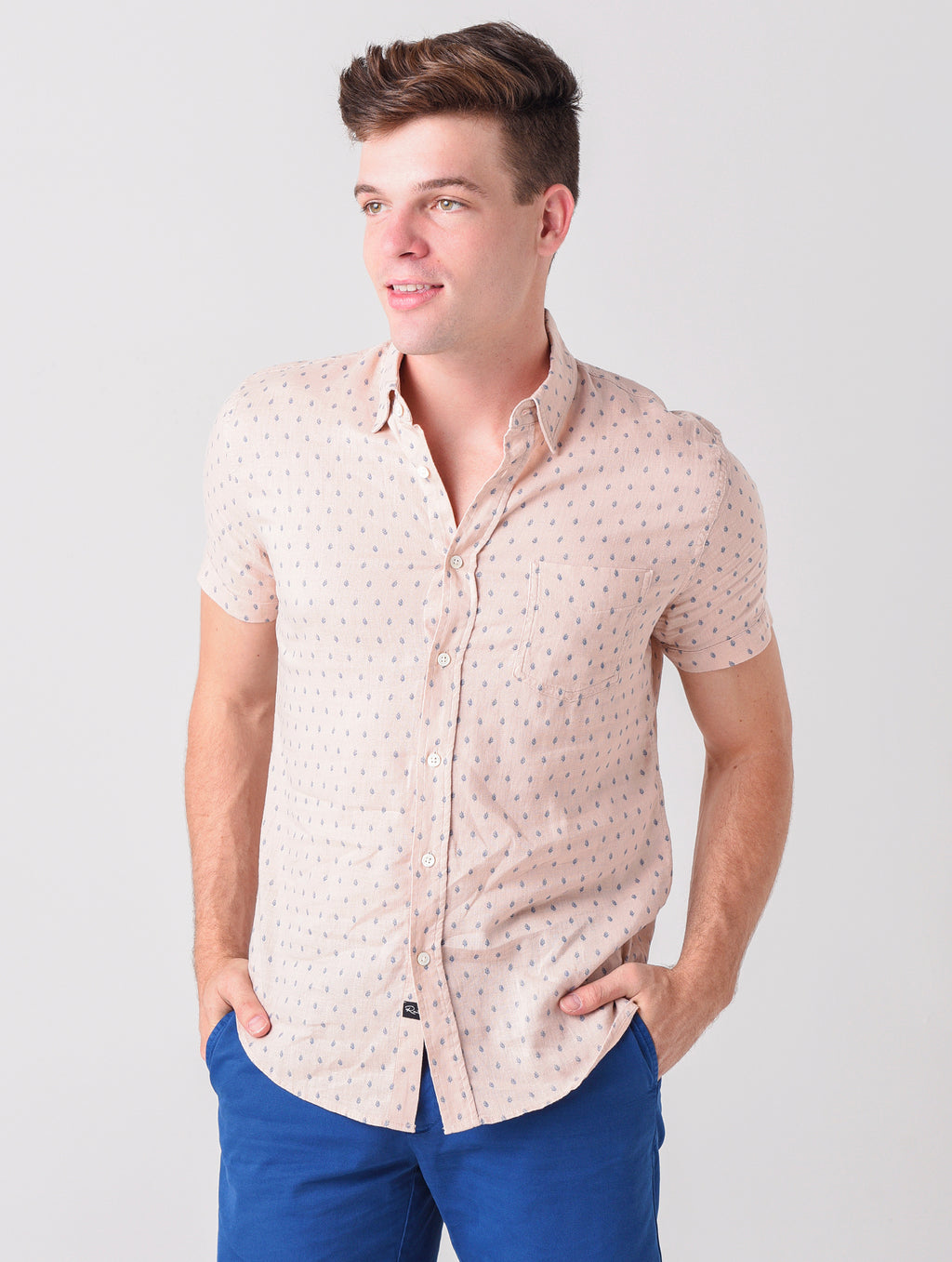 Rails Men's Carson Short-Sleeve Shirt - Saint Bernard
