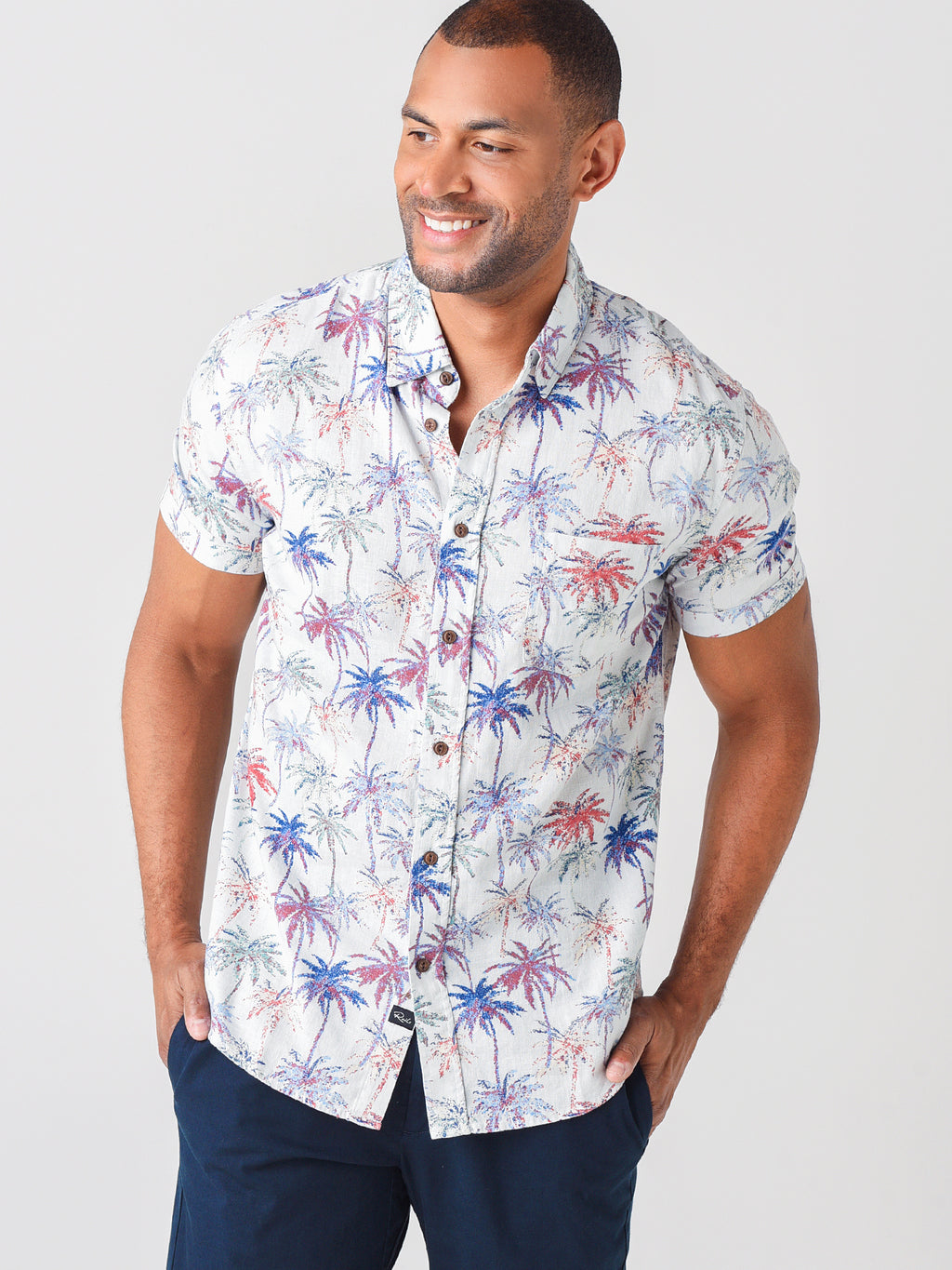 Rails Men's Carson Short-Sleeve Shirt - Saint Bernard