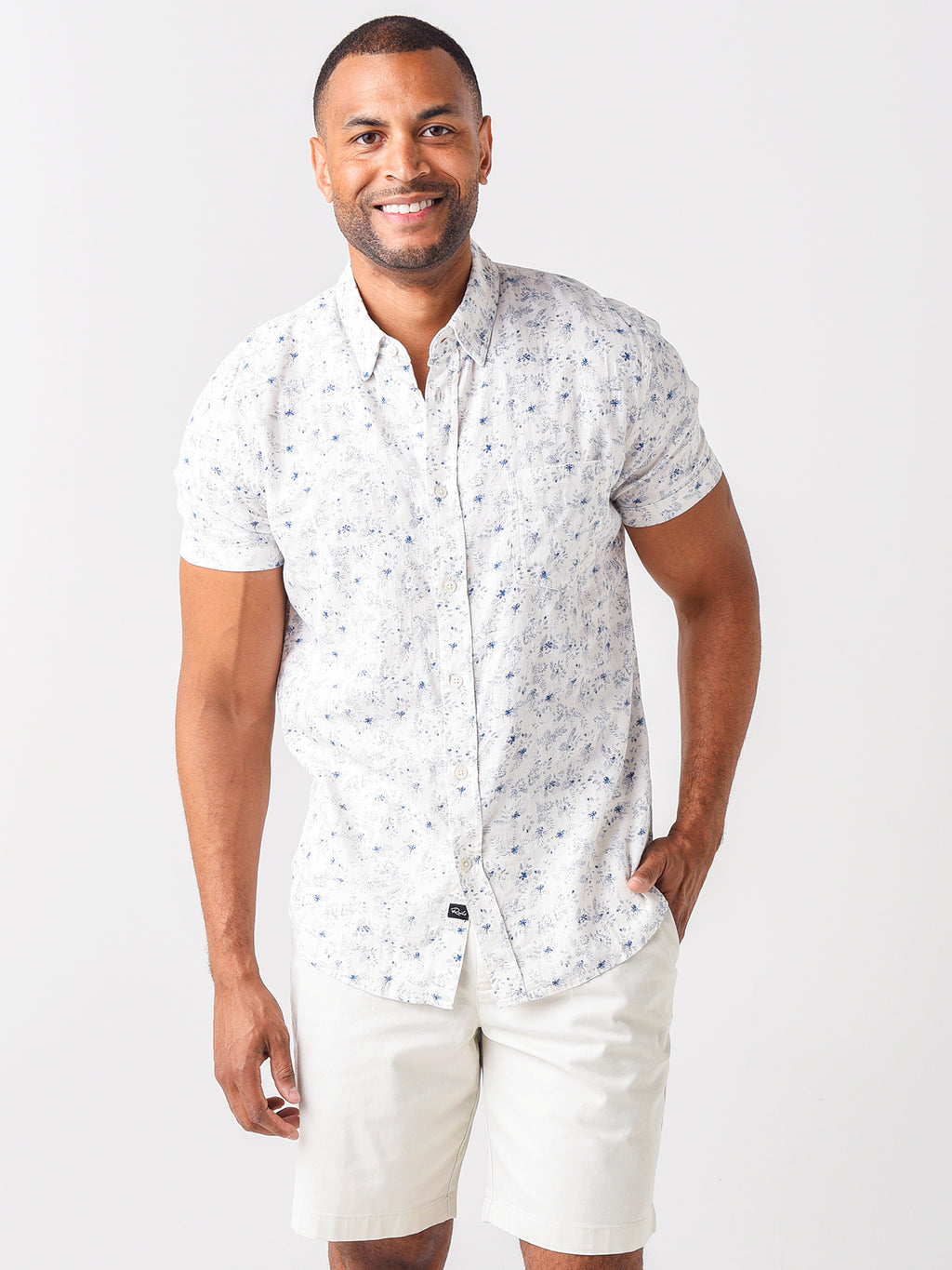 Rails Men's Carson Short Sleeve Shirt - Saint Bernard