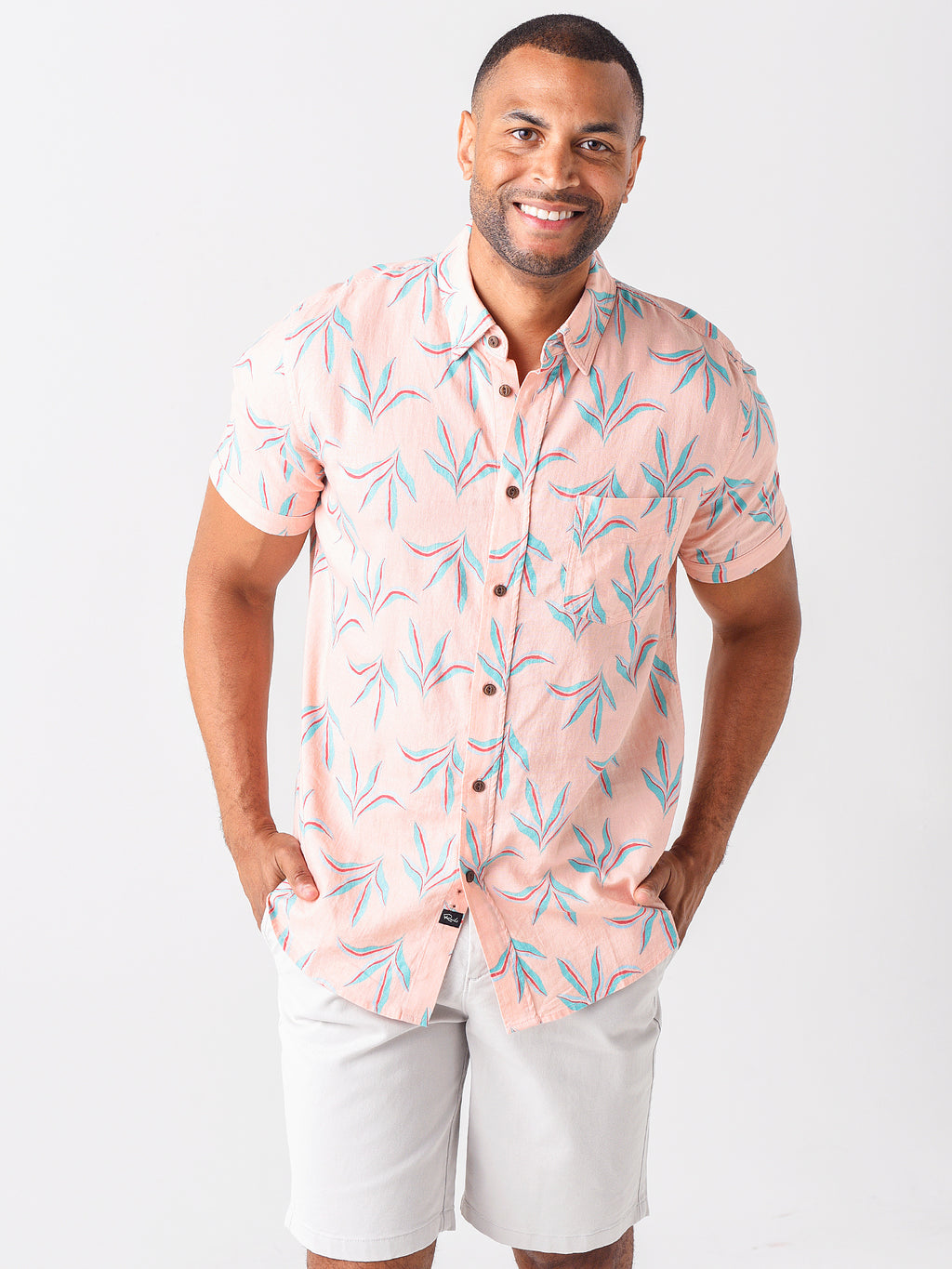 Rails Men's Carson Short Sleeve Shirt - Saint Bernard