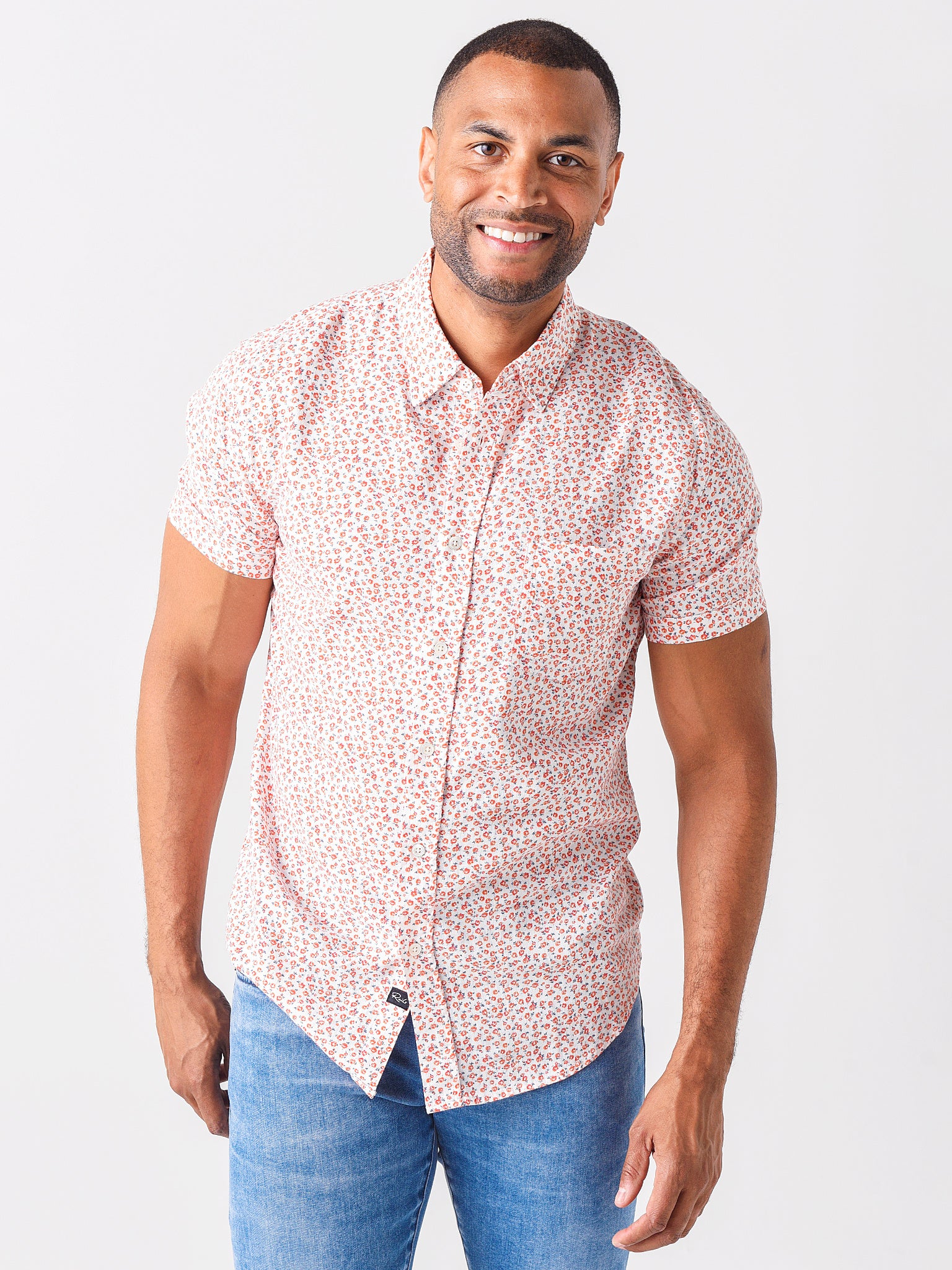 Rails Men's Carson Short Sleeve Shirt - Saint Bernard