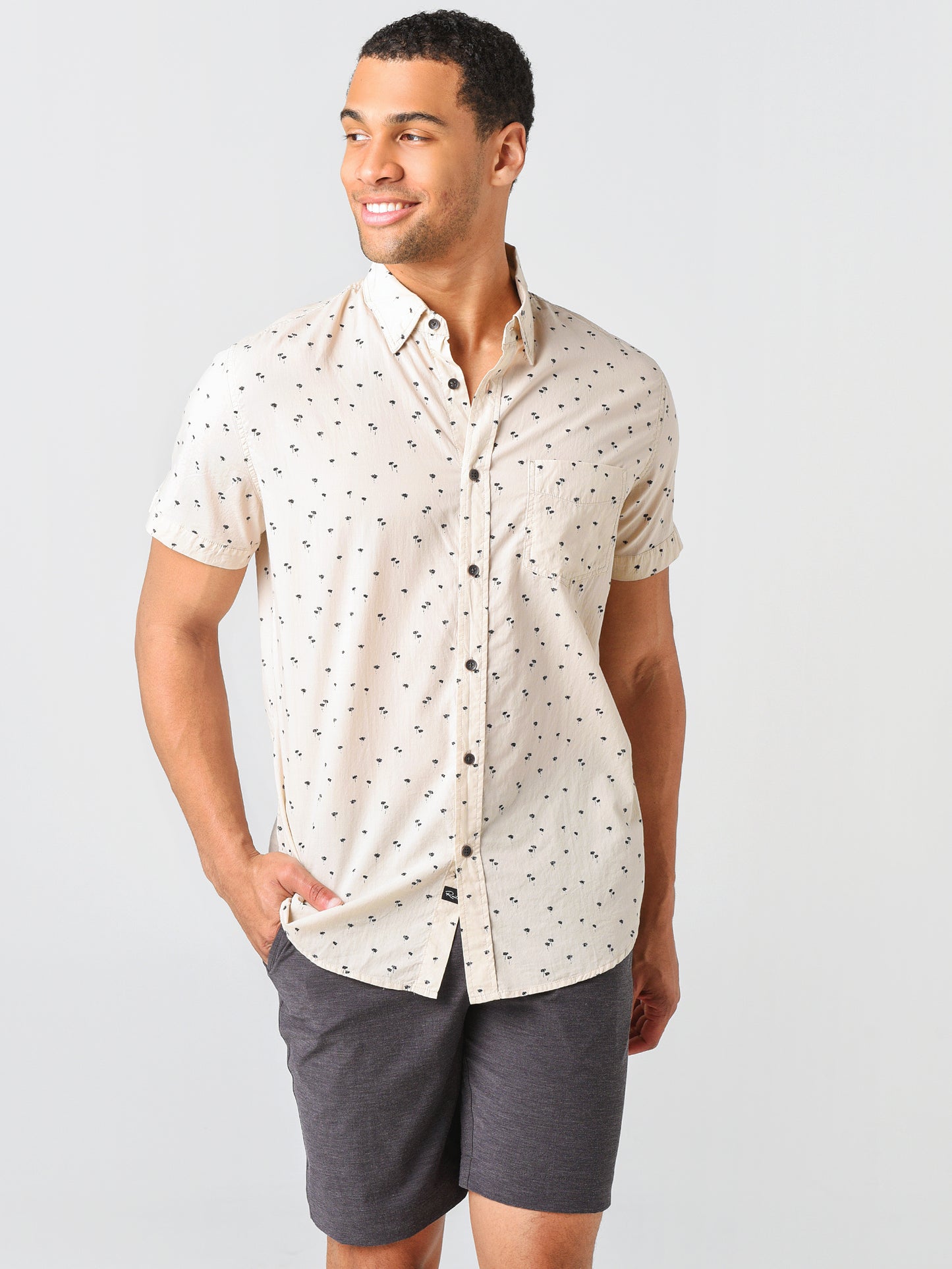 Rails Men's Carson Short-Sleeve Button-Down Shirt - Saint Bernard