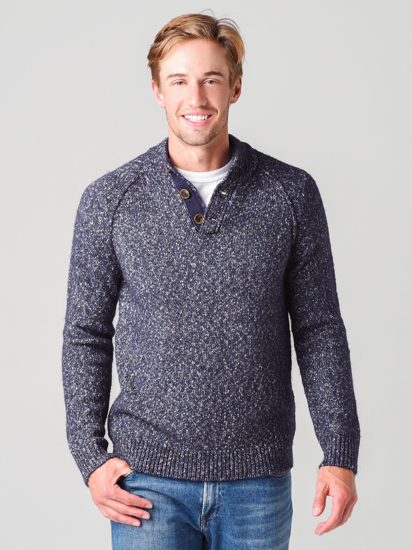 Rails Men's Buckley Pullover Henley Sweater
