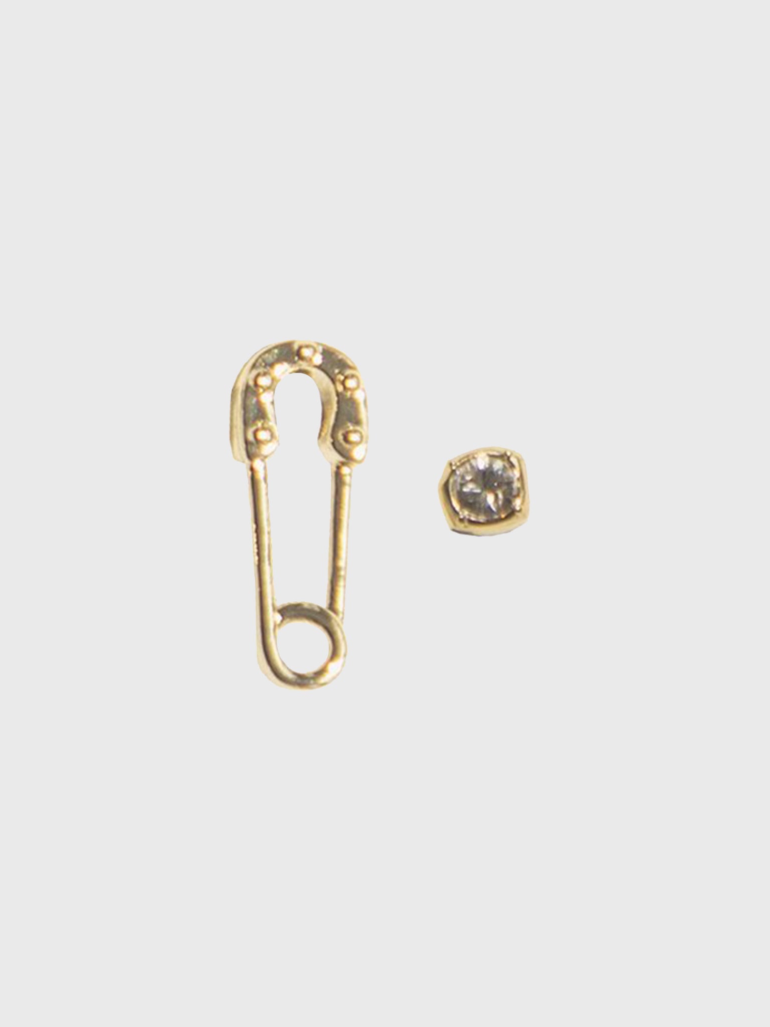 Rebecca Minkoff Safety Pin & Stone Stud Ear Party Set - Saint Bernard