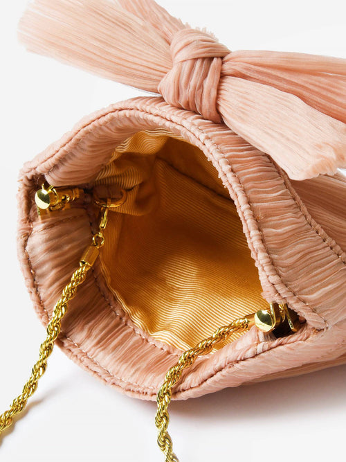 Loeffler Randall Rochelle Mini Pleated Bow Clutch