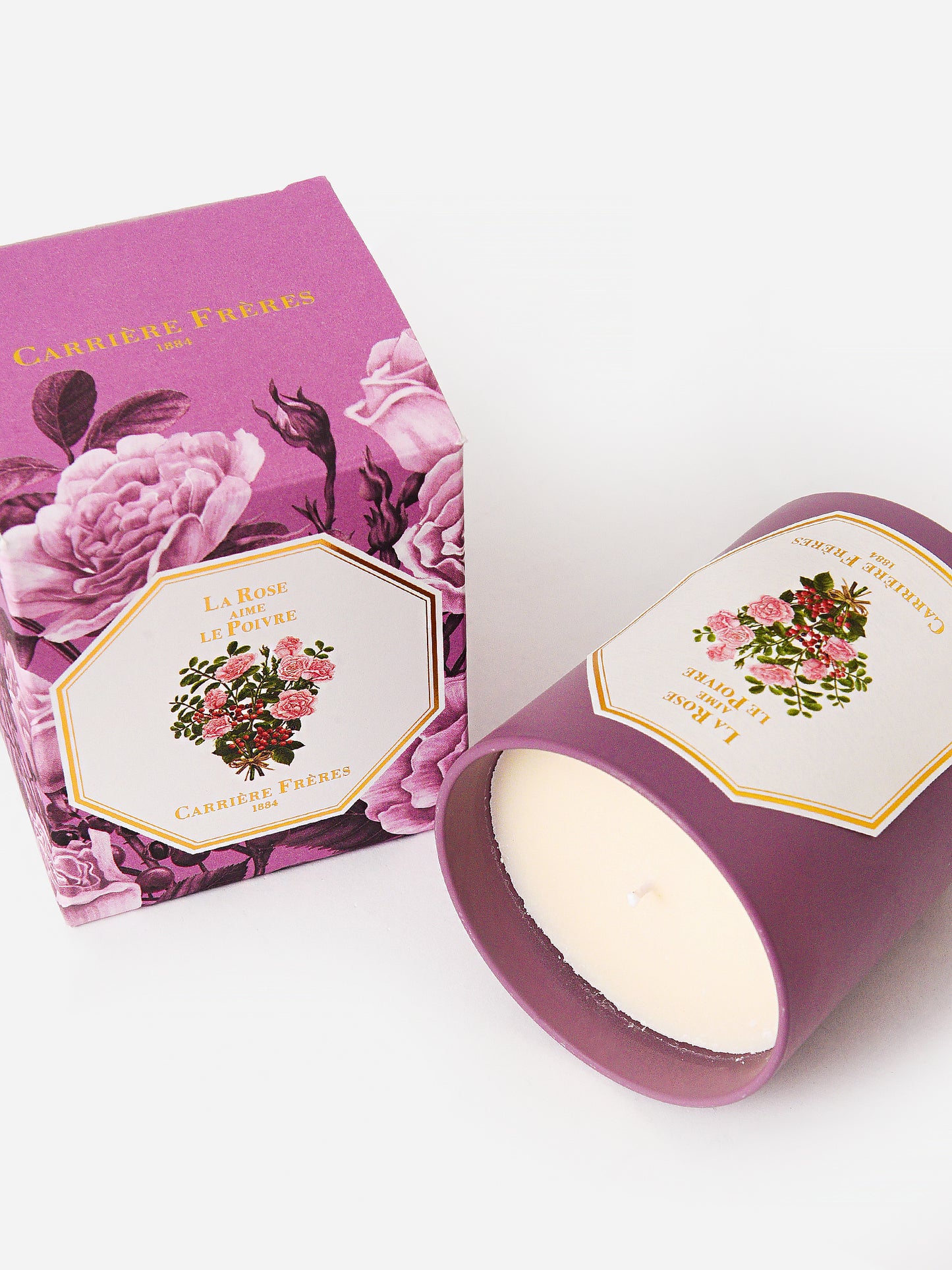 Carriere Freres La Rose Aime Le Poivre Candle - Saint Bernard