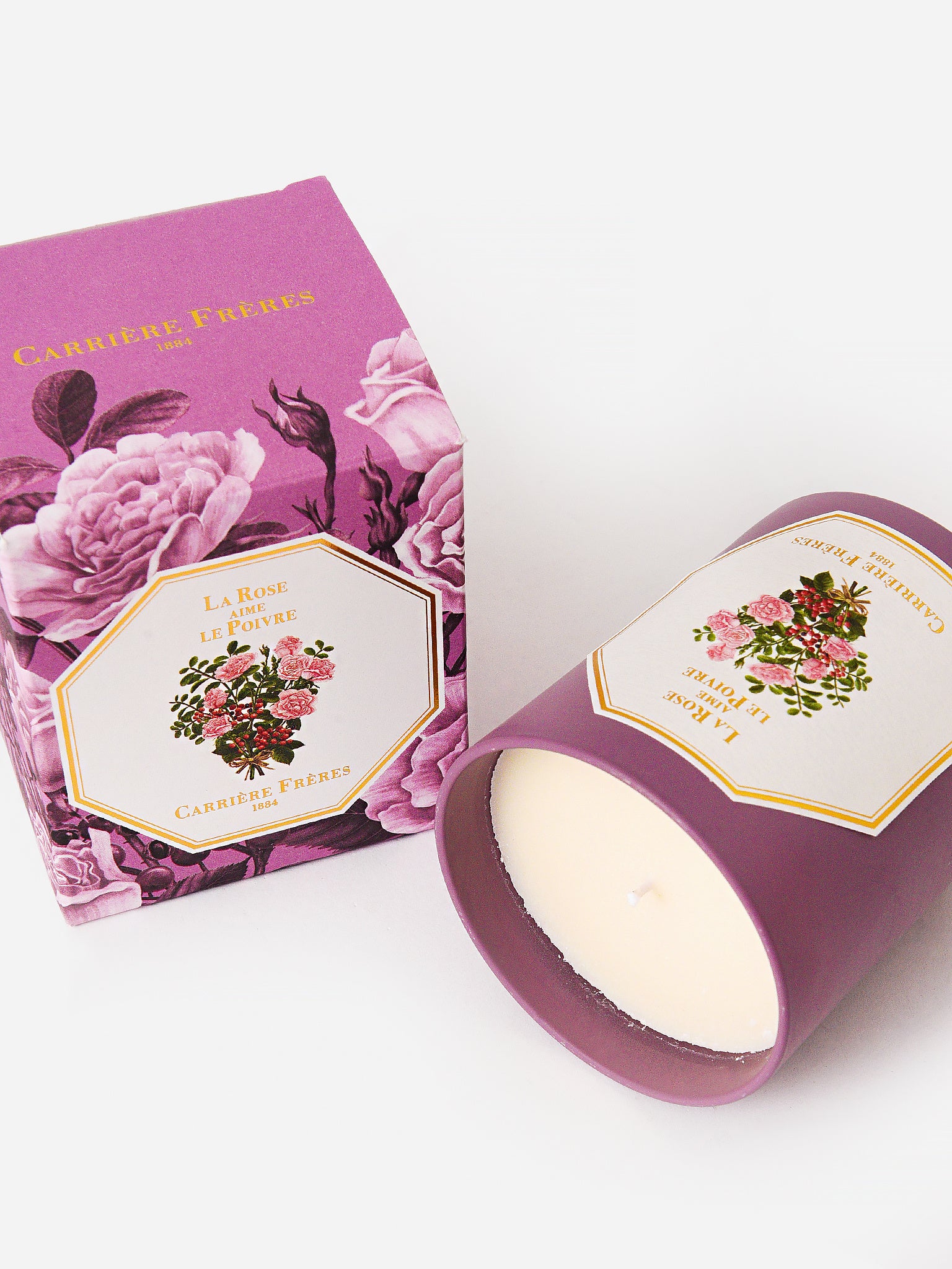 Carriere Freres La Rose Aime Le Poivre Candle - Saint Bernard