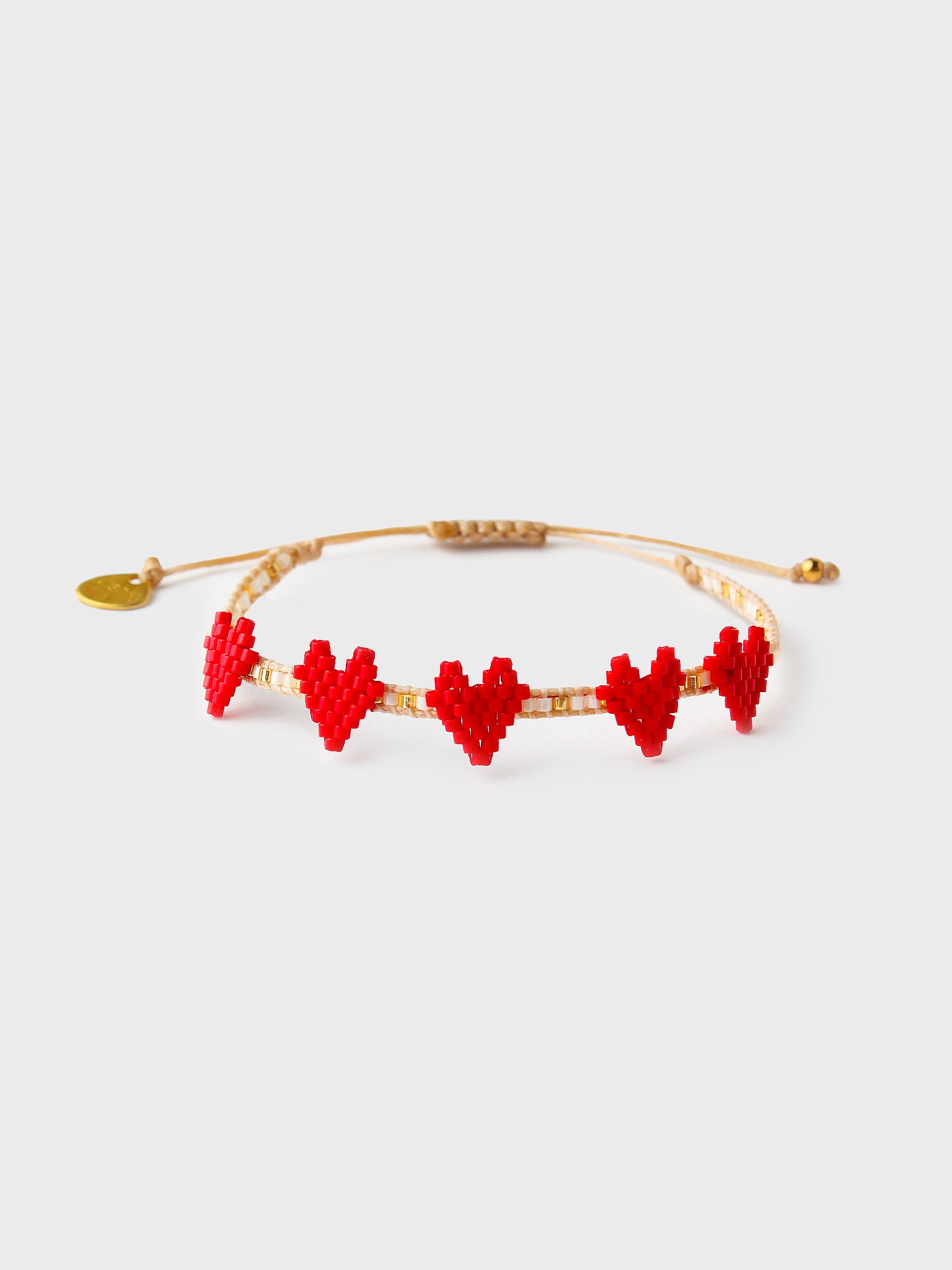 Mishky Multi Heart Row Bracelet