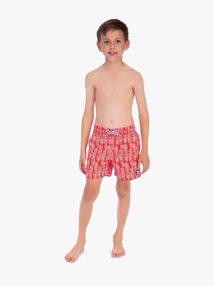 Tom & Teddy Boys Rowan Swim Trunks - Saint Bernard