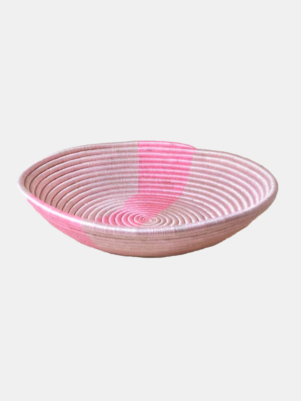 Indego Africa Bolt Large Plateau Blush Basket - Saint Bernard