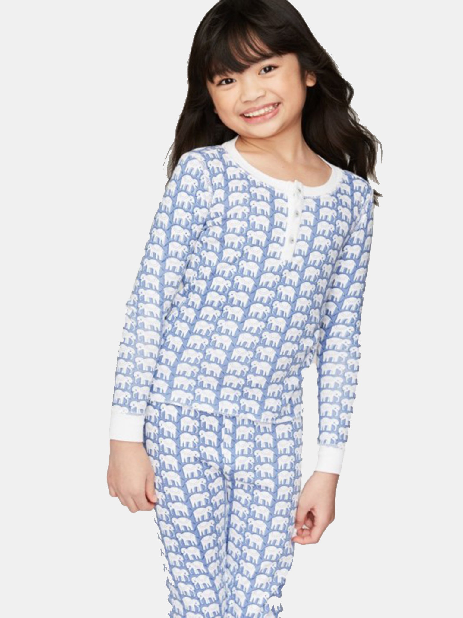 Roller Rabbit Kids' Hathi Pajama | $65.00 | Saint Bernard