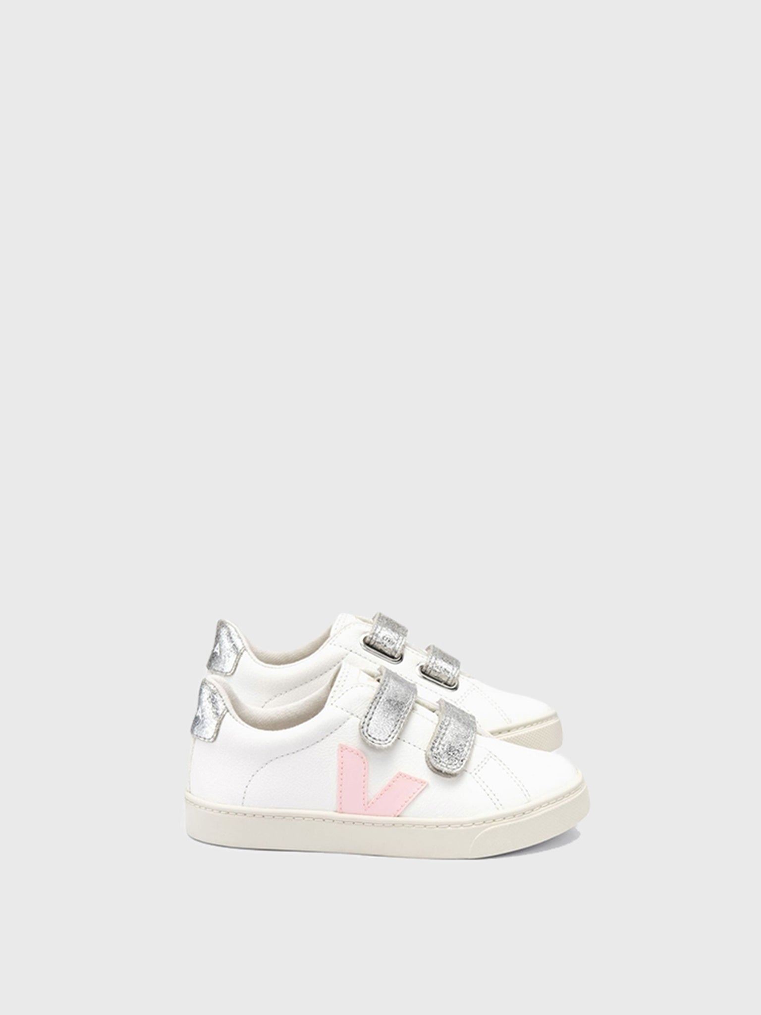 Veja Little Girls' Esplar Velcro Sneaker - Saint Bernard