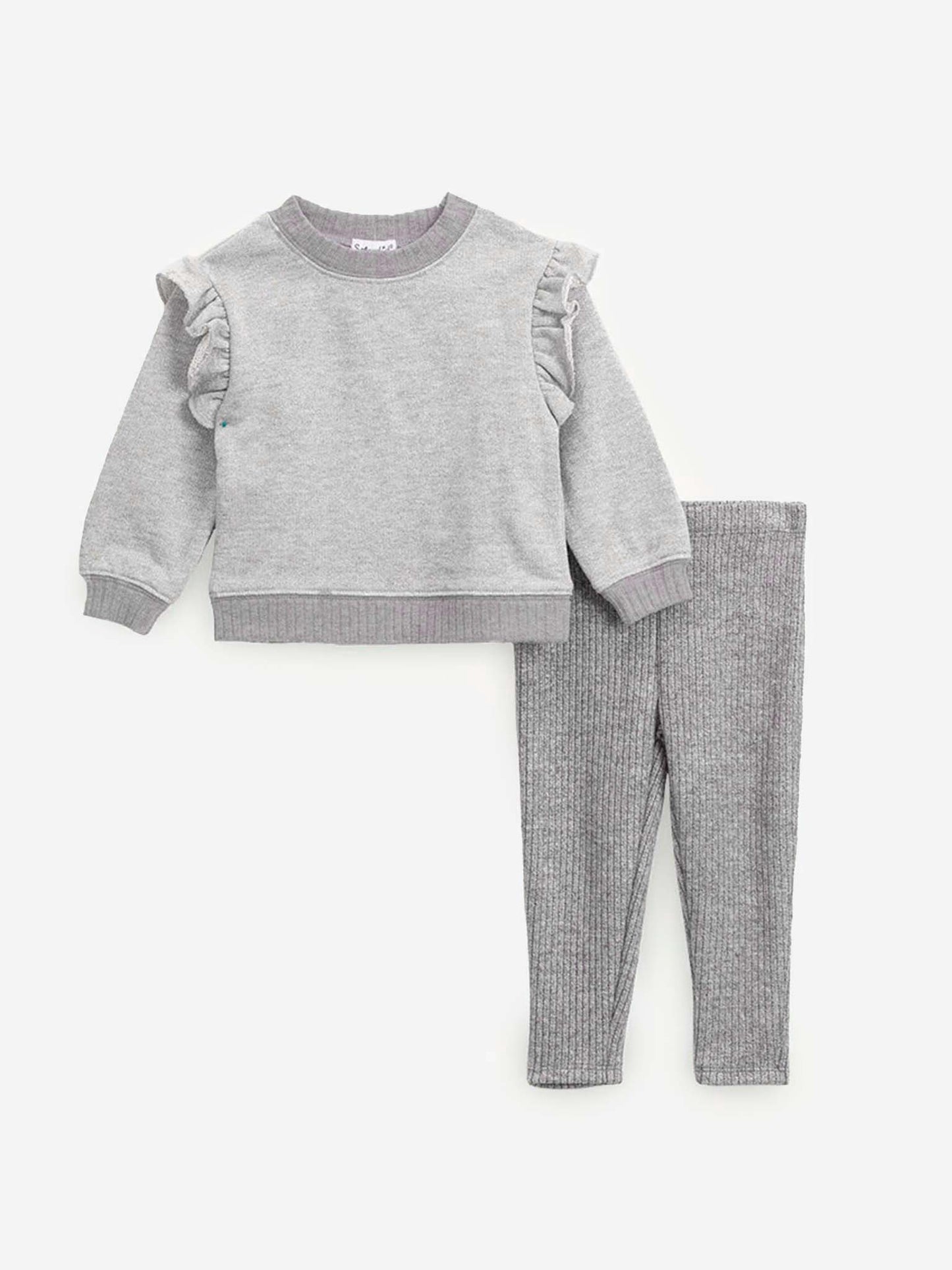 Splendid Little Girls' Sparkle Ruffle Top Set - Saint Bernard