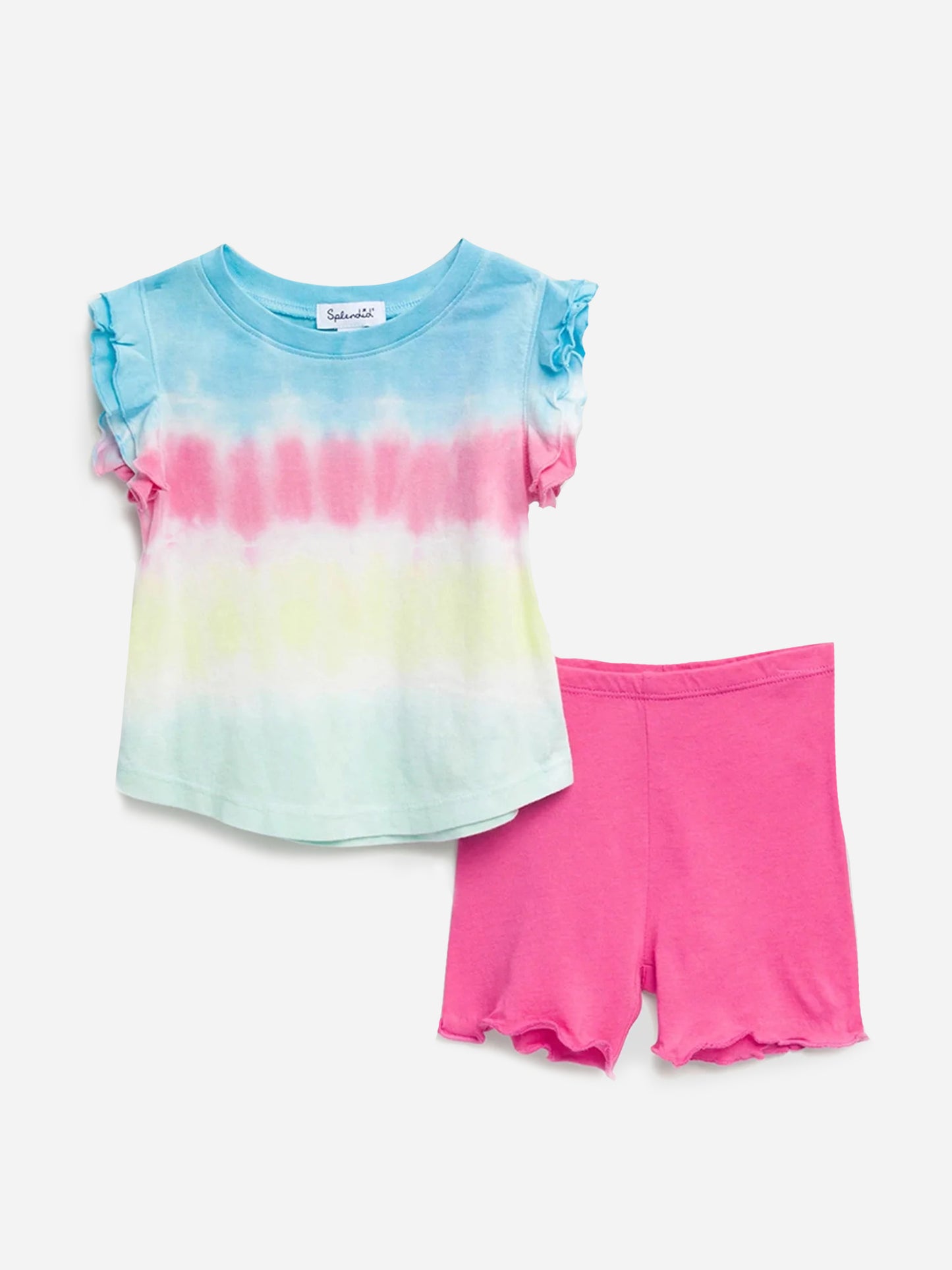 Splendid Girl Toddler Girls' Lovely Day Tee Set - Saint Bernard