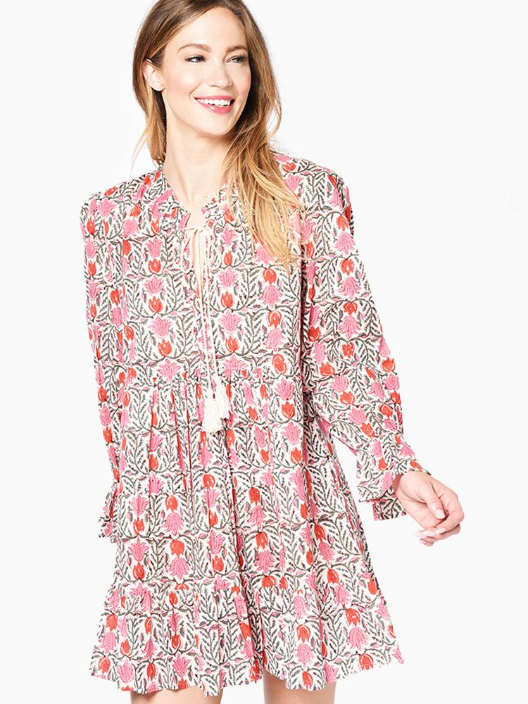 RUFFLE MINI DRESS-alt1