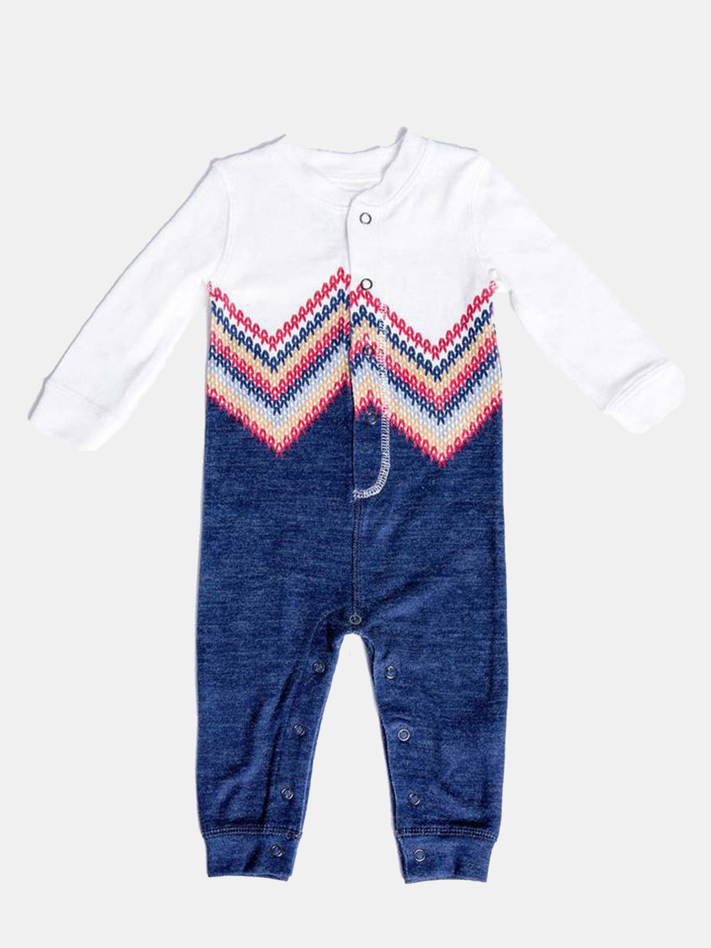 P.J. Salvage Little Kids' Toasty Pajama Romper - Saint Bernard