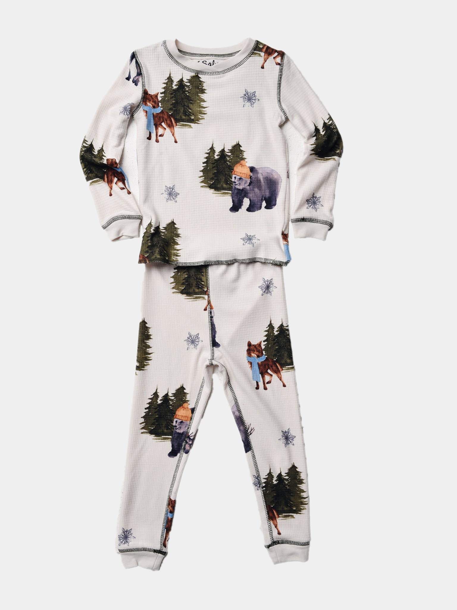 P. J. Salvage Kids' Into Wild PJ Set - Saint Bernard
