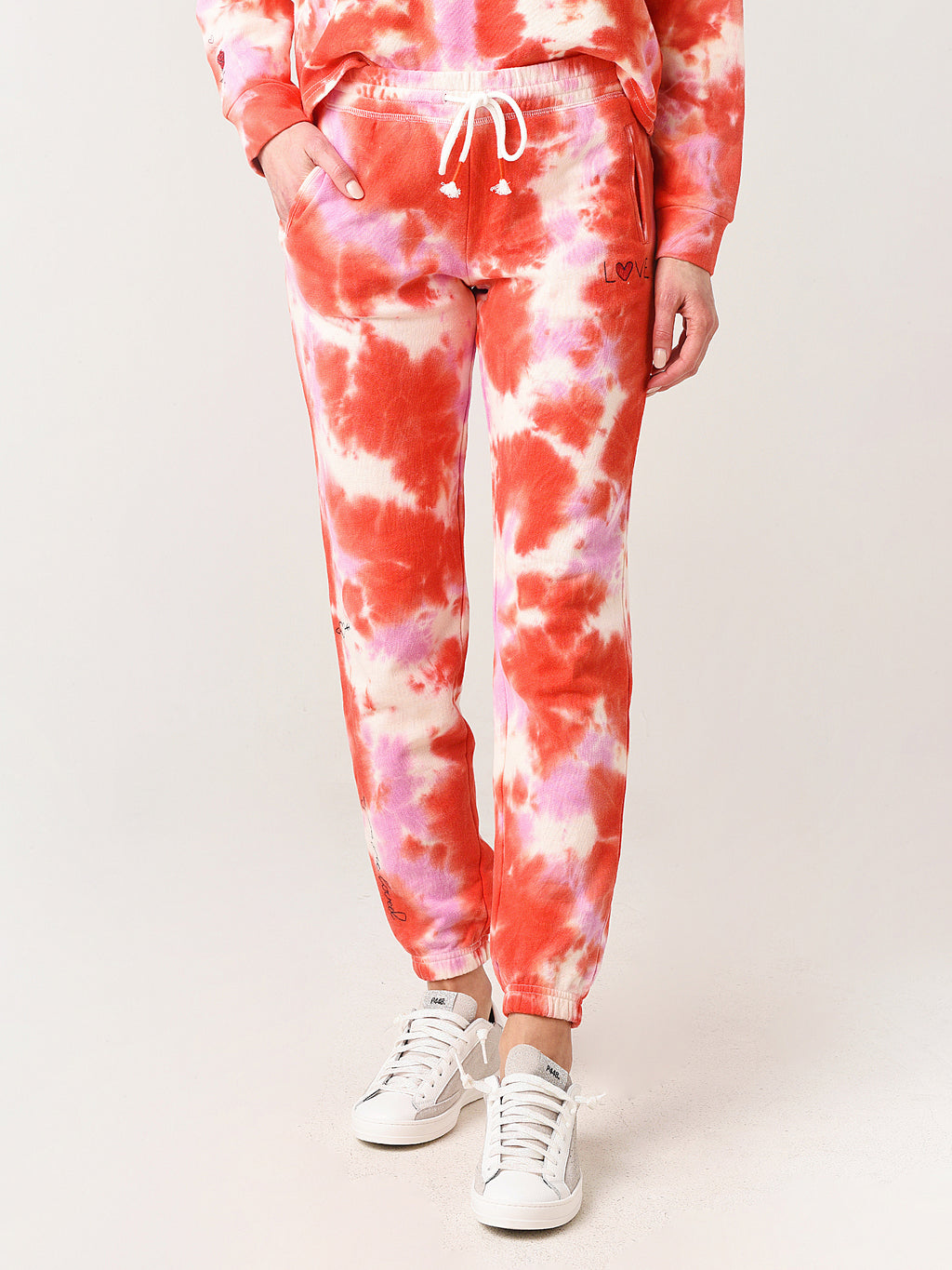P.J. Salvage Women's Daydream Doodles Banded Pant - Saint Bernard