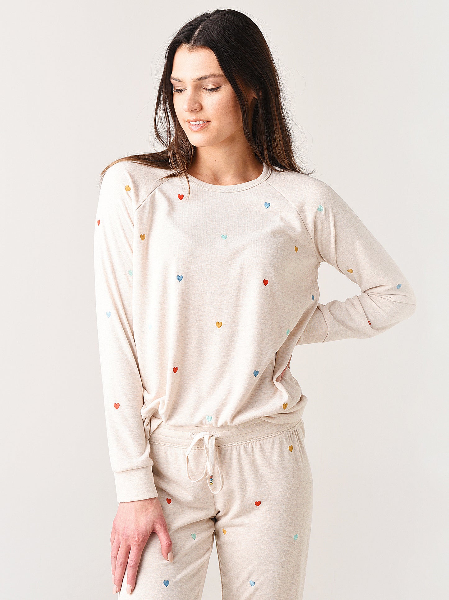 P.J. Salvage Women's Retro Lounge Long Sleeve Top - Saint Bernard