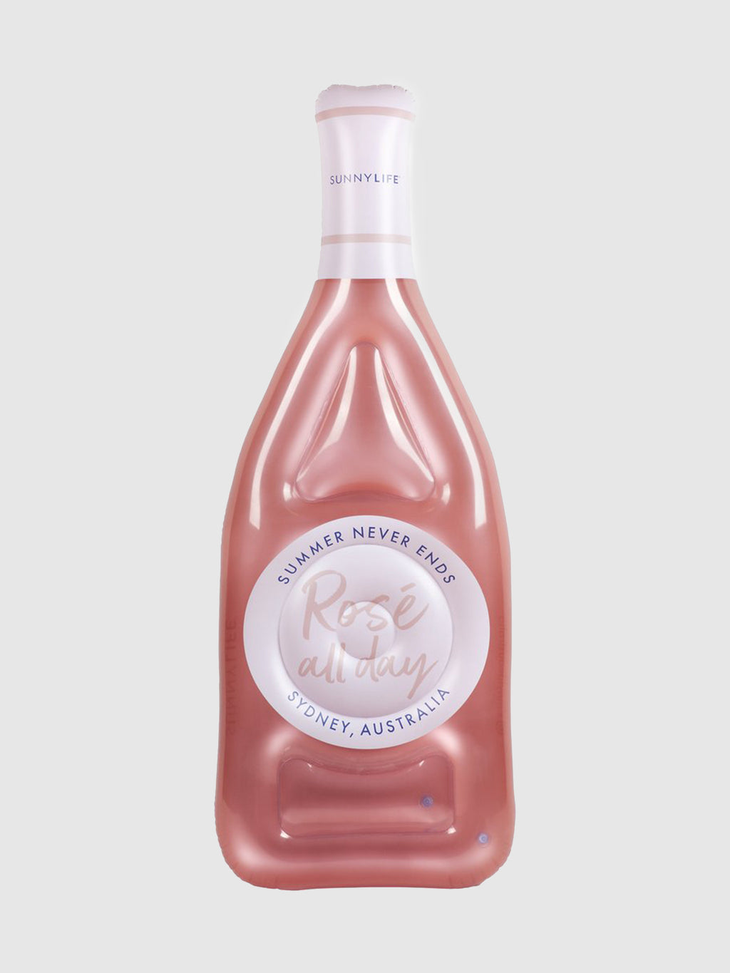 Sunnylife Rose Bottle Luxe Lie-On Float - Saint Bernard