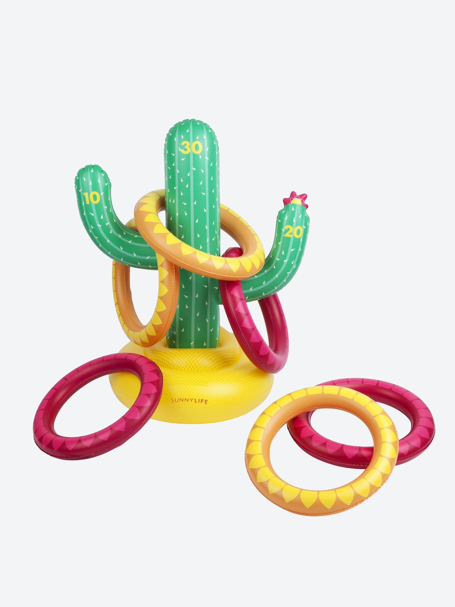Sunnylife Cactus Inflatable Ring Toss Game - Saint Bernard