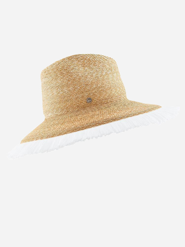 Tracy Watts Positano Large Fedora - Saint Bernard