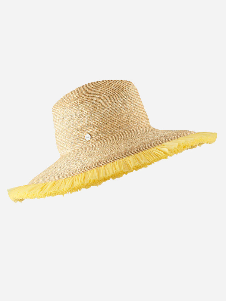 Tracy Watts Positano Large Fedora - Saint Bernard