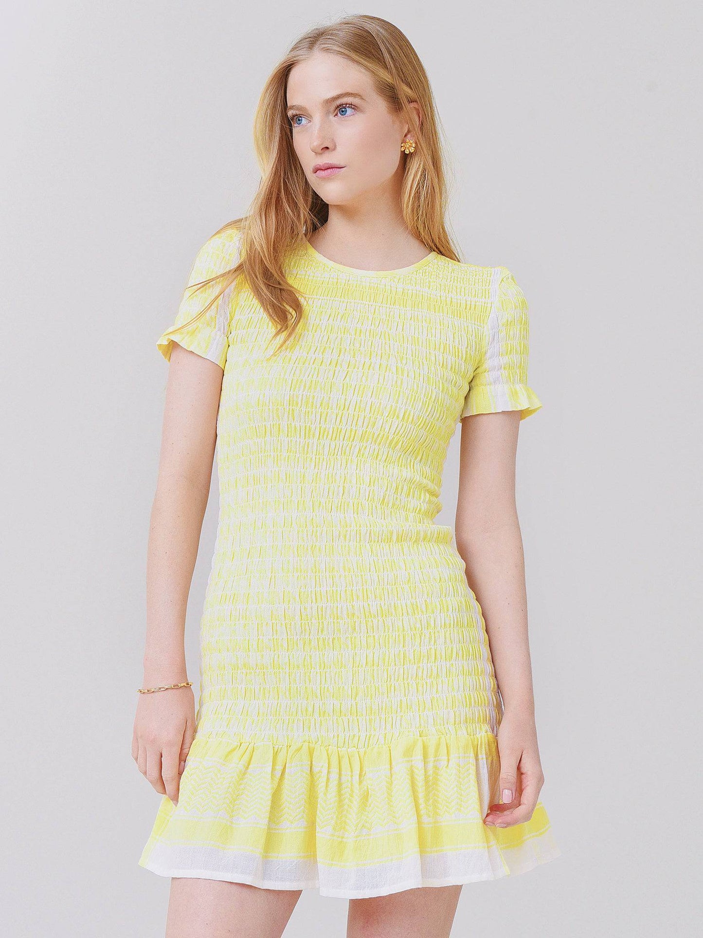 Summery Copenhagen Women's Celine Short Sleeve Dress - Saint Bernard
