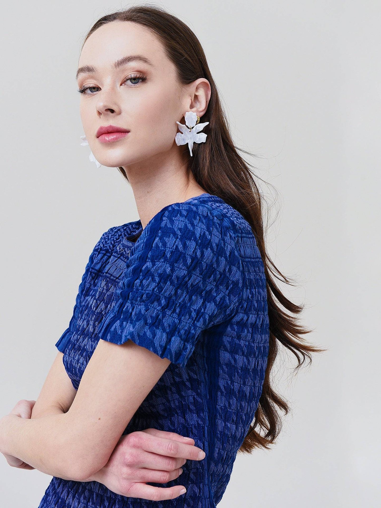 Summery Copenhagen Women's Celine Short Sleeve Dress - Saint Bernard