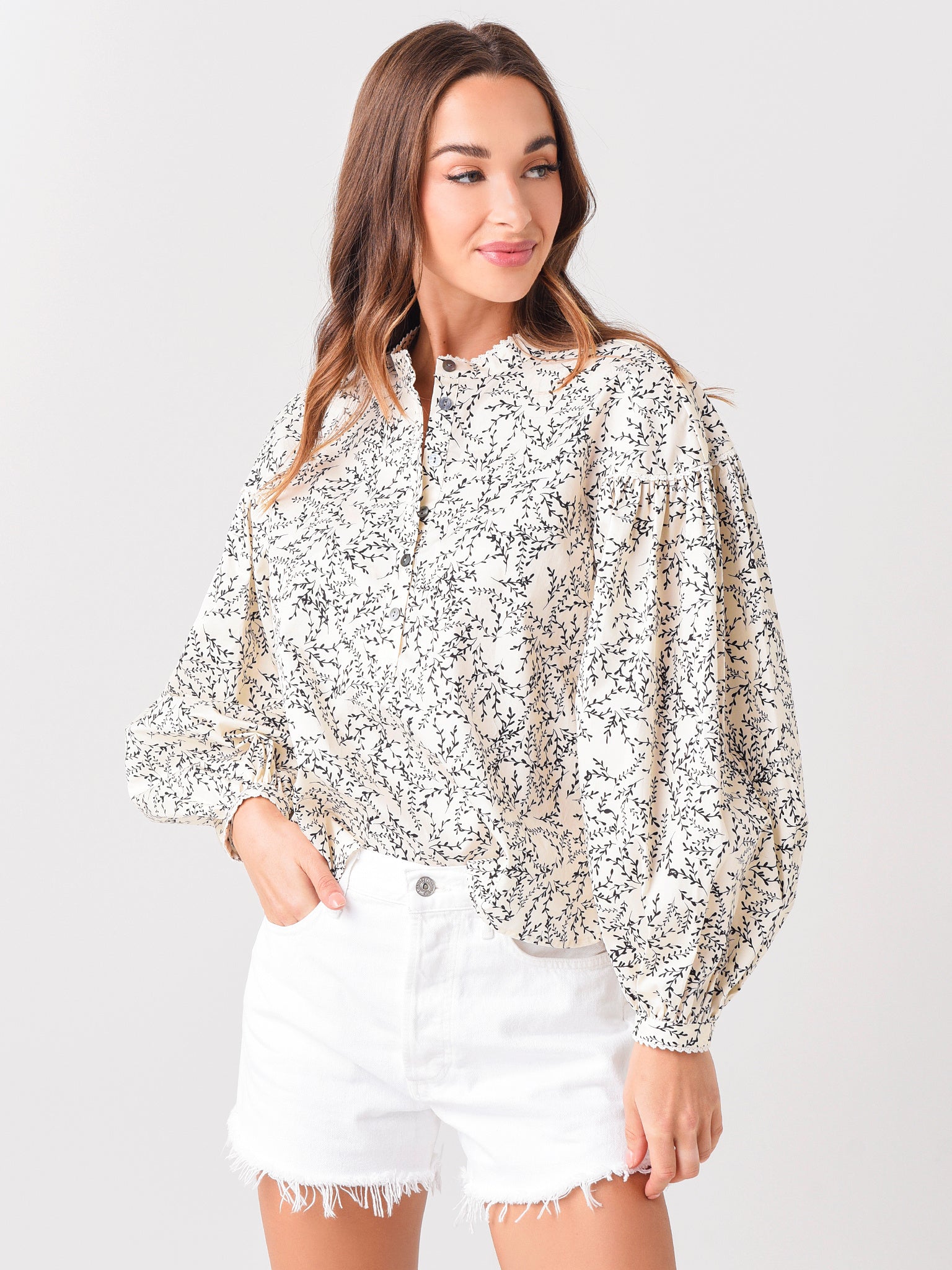 Rebecca Minkoff Women's Isa Top - Saint Bernard