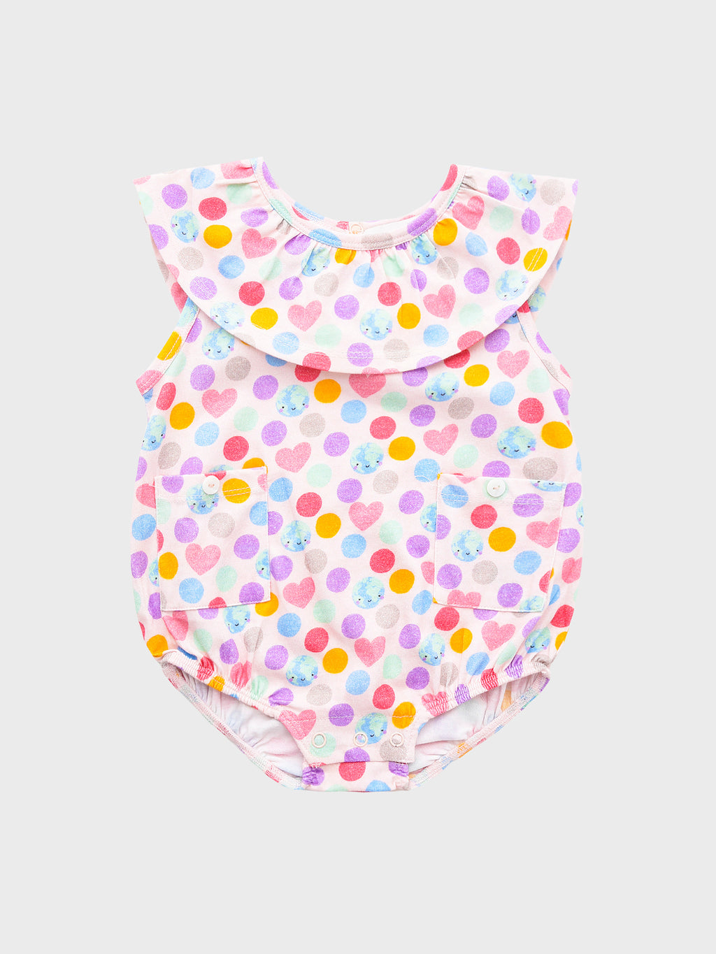 Lucky Jade Little Girls' Earth Dot Bubble - Saint Bernard