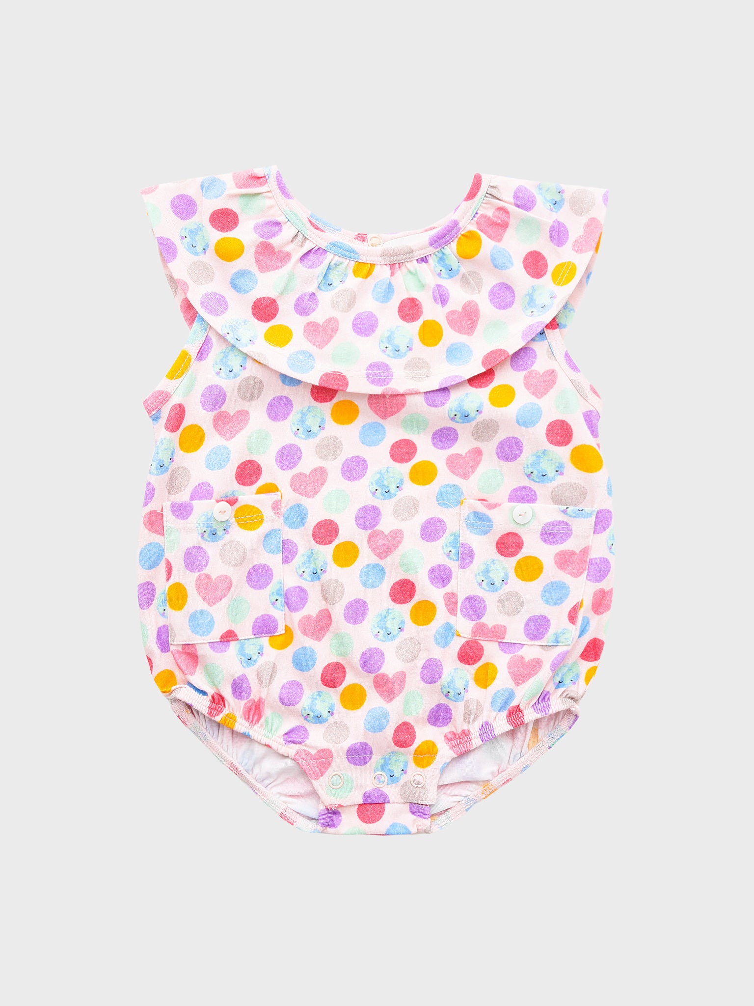 Lucky Jade Little Girls' Earth Dot Bubble - Saint Bernard