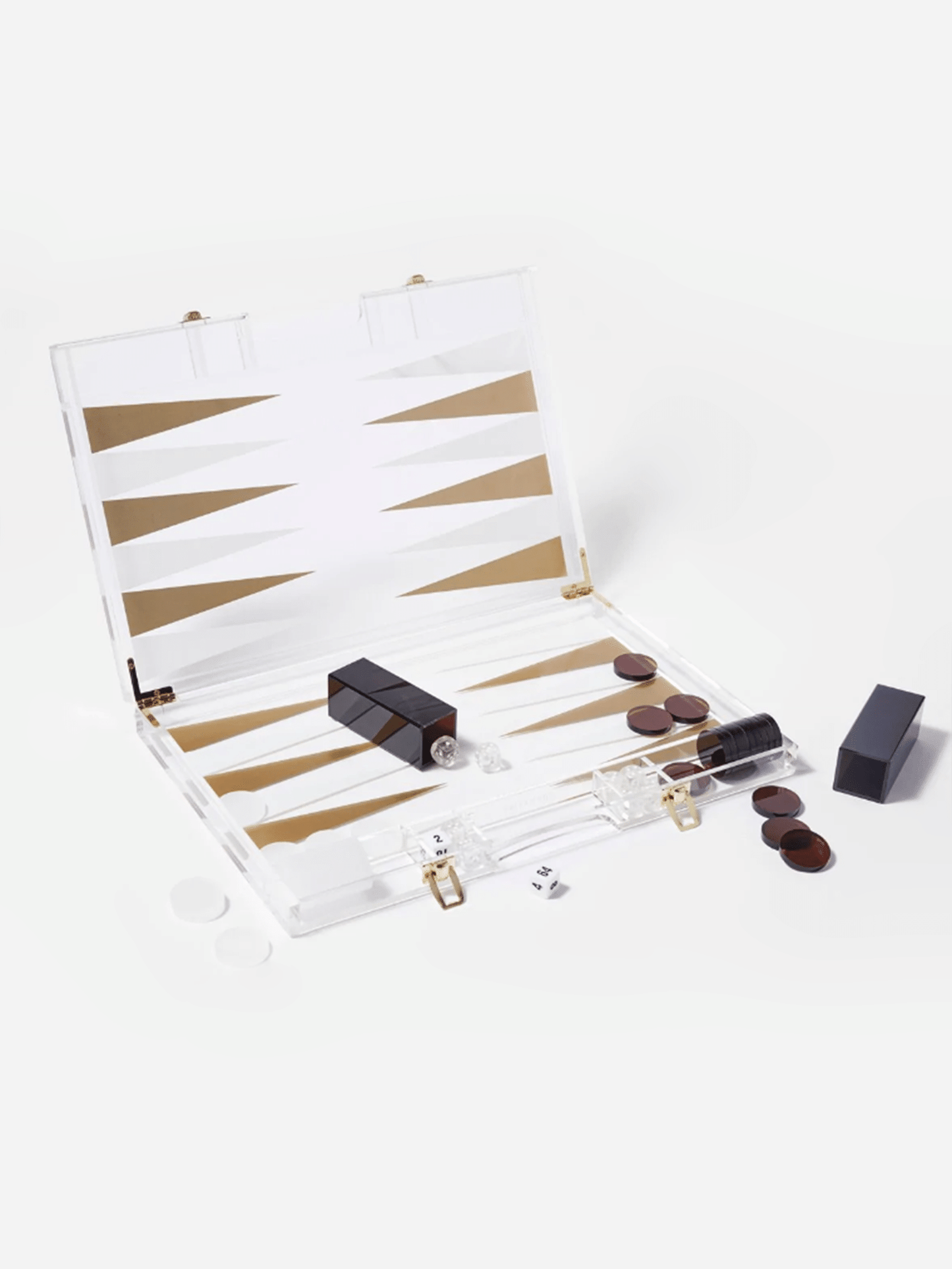 Sunnylife Lucite Backgammon - Saint Bernard