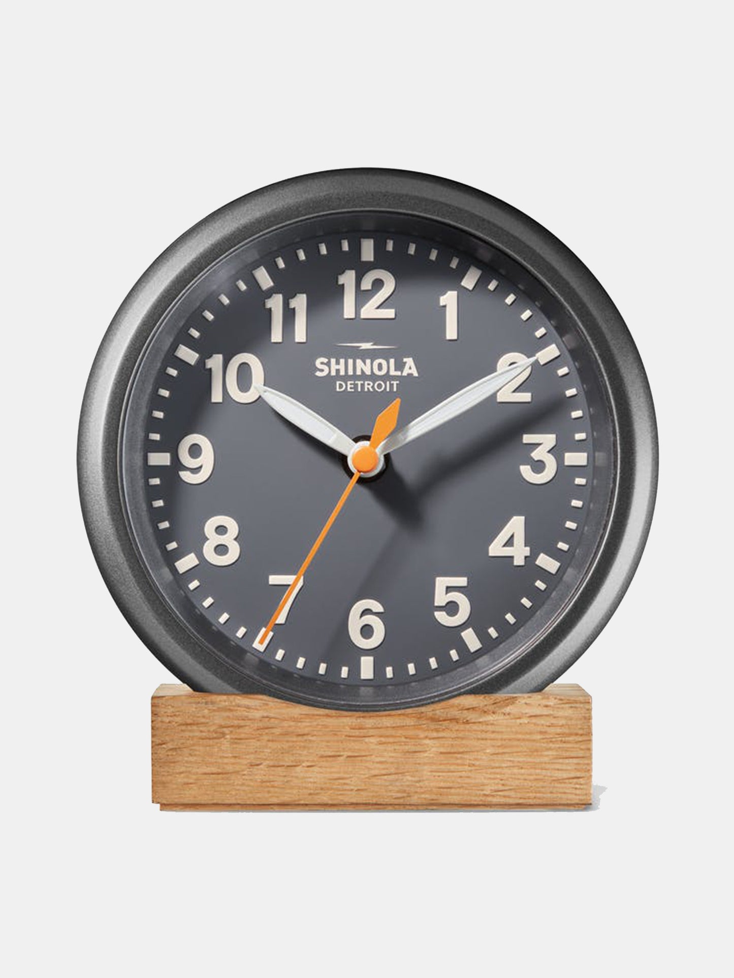 Shinola The Runwell 6" Desk Clock