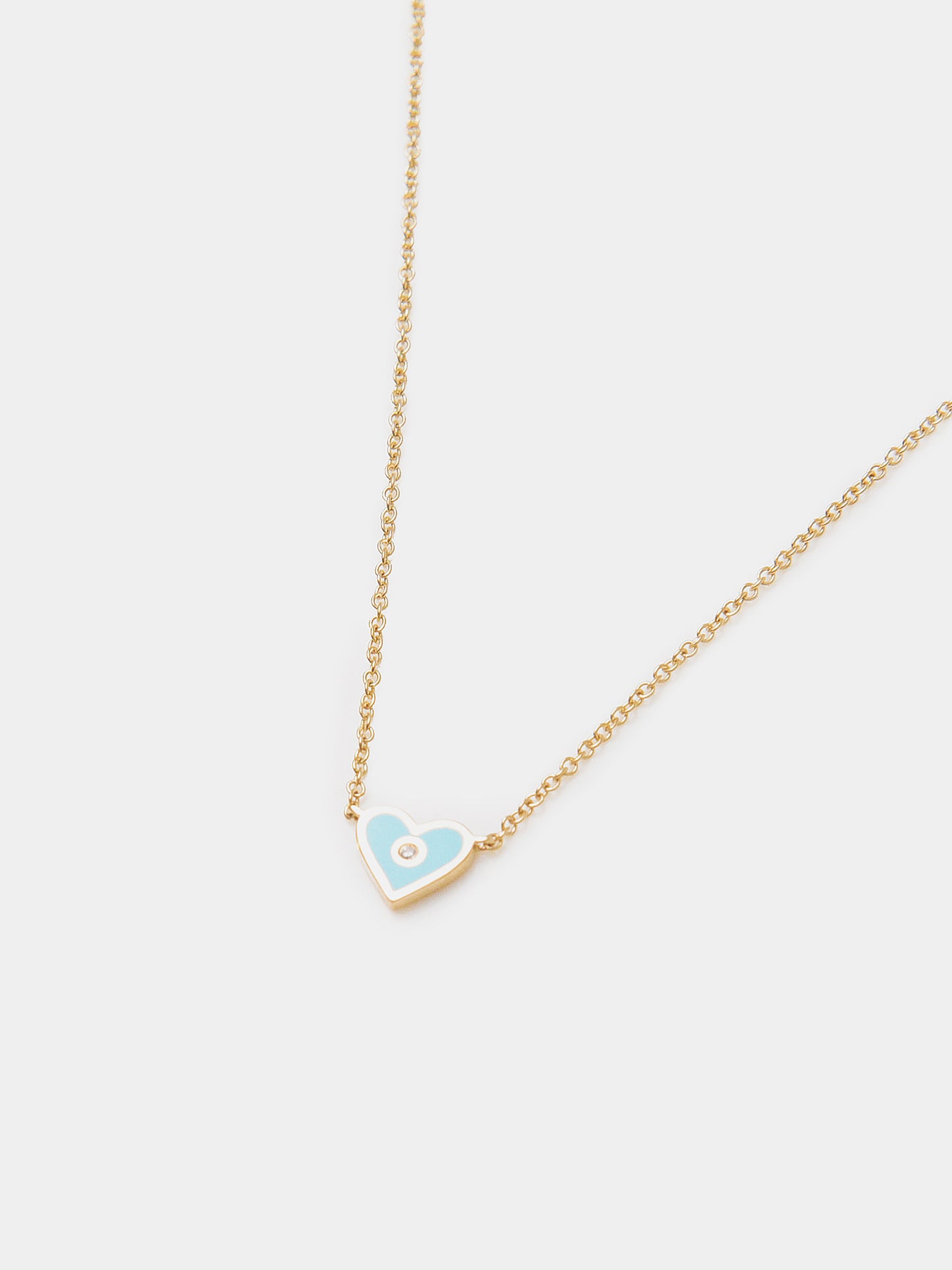 Francie B. Turquoise Heart Necklace