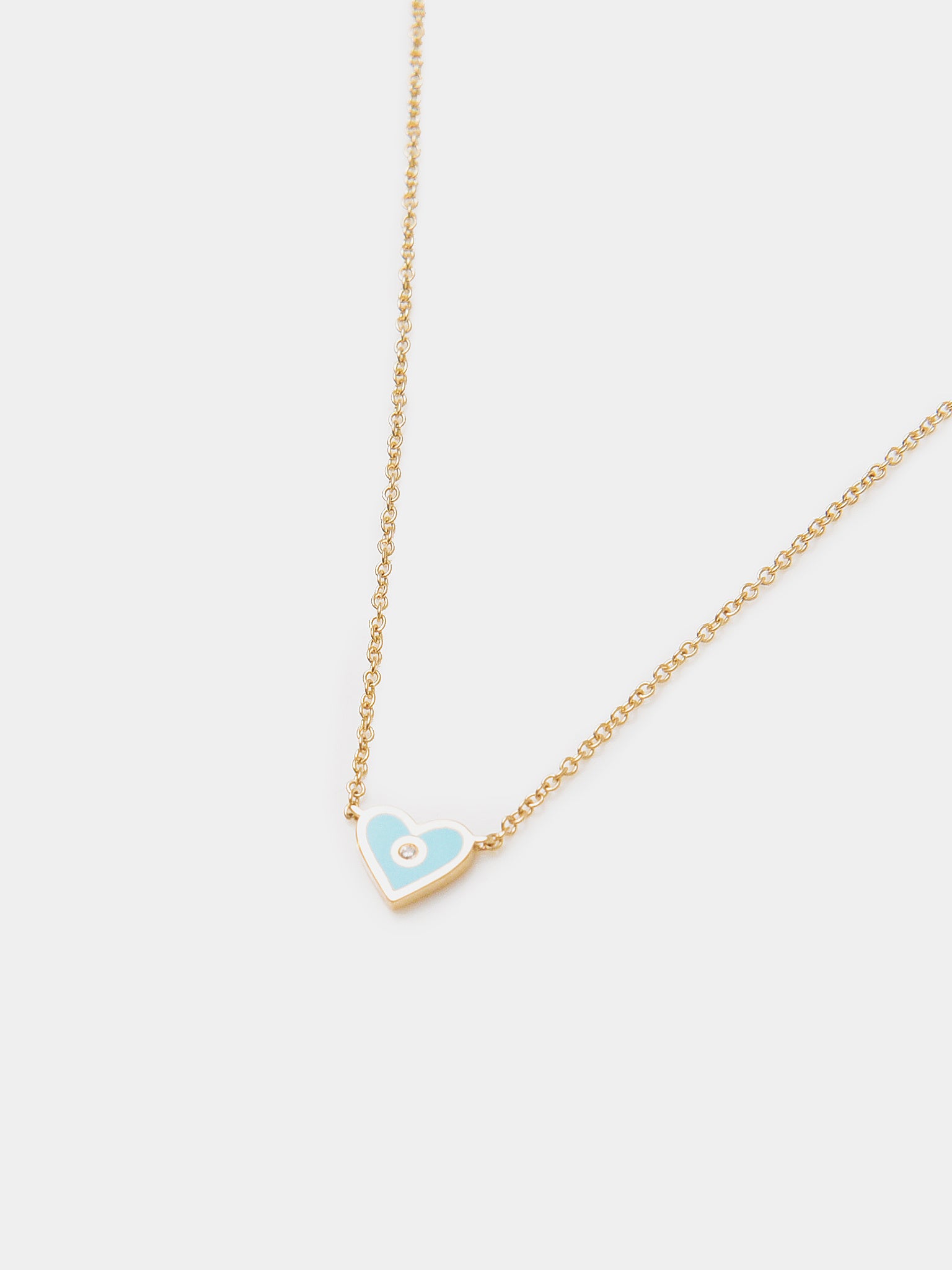 Francie B. Turquoise Heart Necklace - Saint Bernard