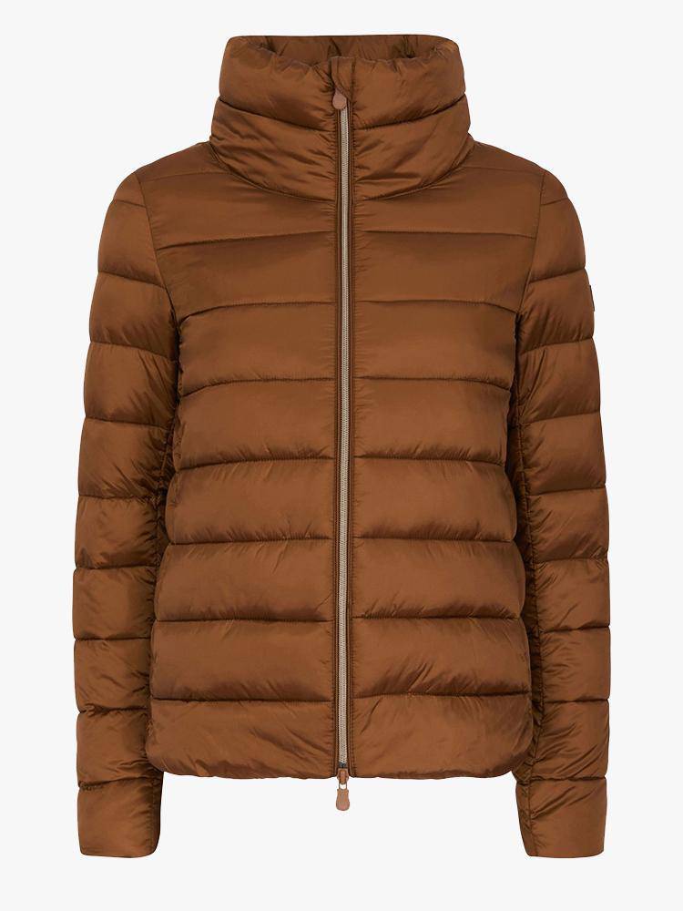 Save The Duck Women's Iris Standing Collar Jacket - Saint Bernard
