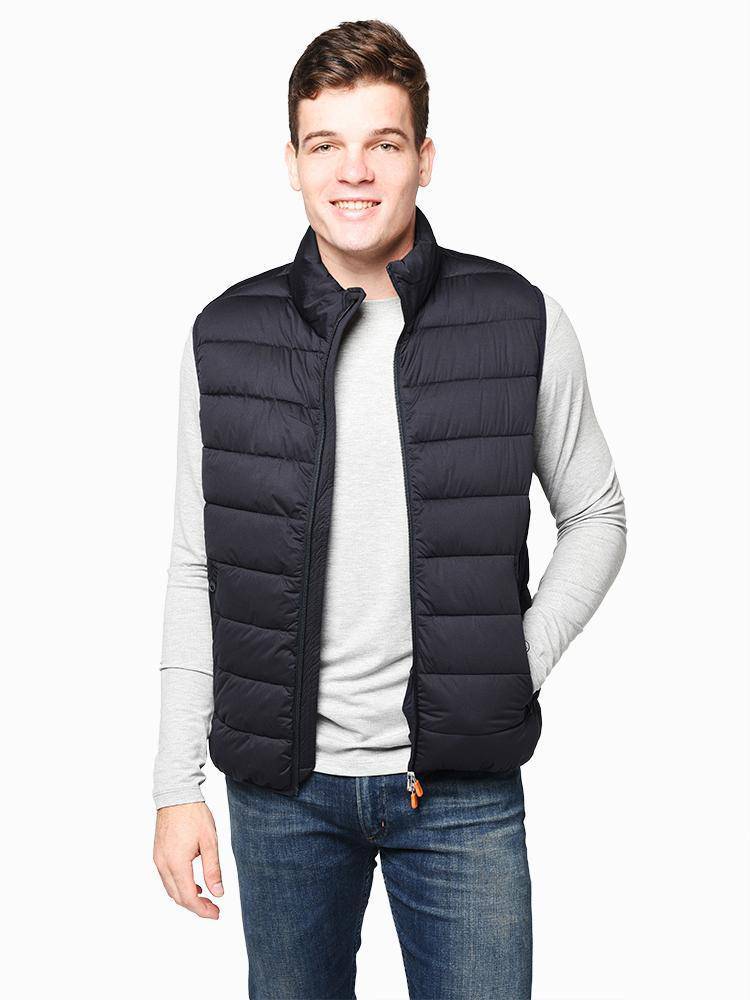 Save The Duck Men’s Sold Vest - Saint Bernard