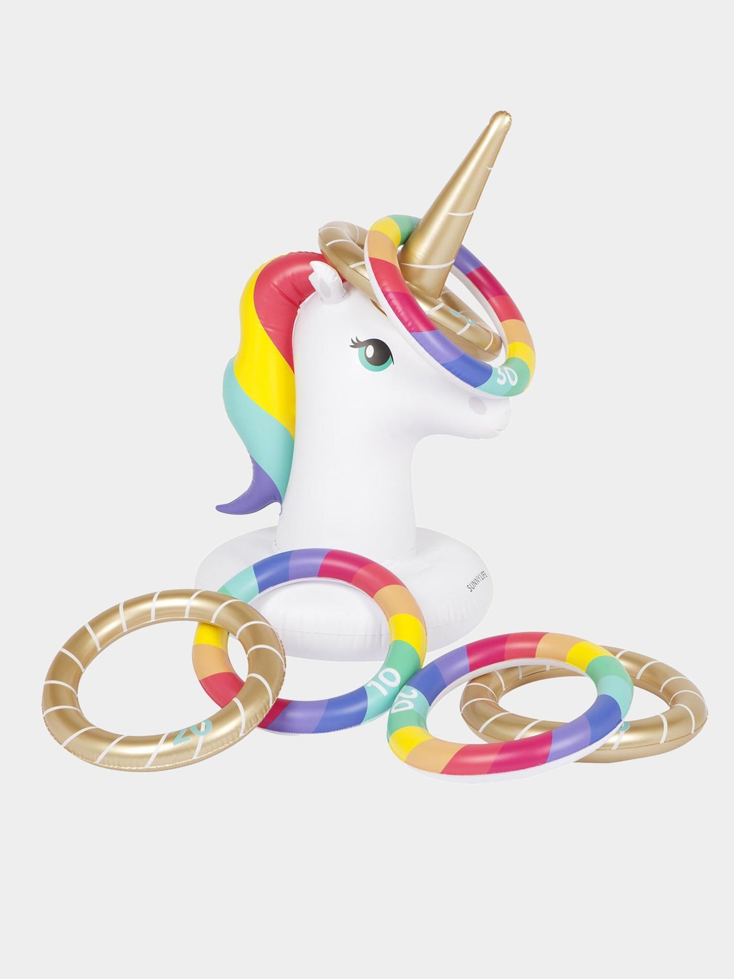 Sunnylife Unicorn Inflatable Ring Toss Game - Saint Bernard