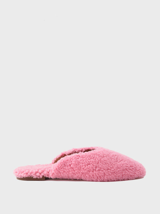 Sleeper Women's Pink Shearling Slipper