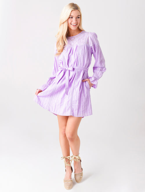 Allison New York Women's Lace Insert Dress