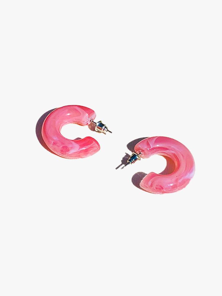 Casa Clara Salma Mini Round Hoop Earring - Saint Bernard