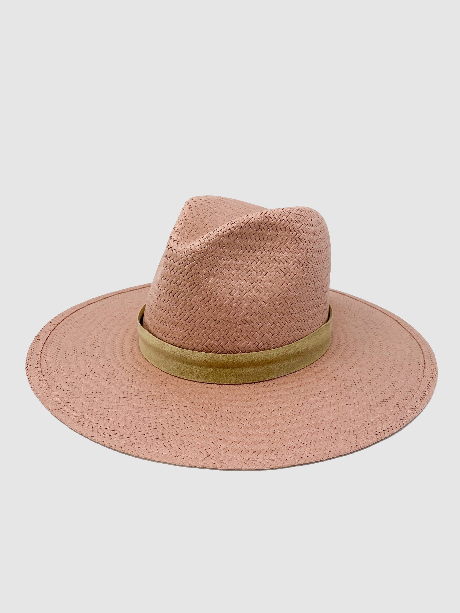 Lovely Bird San Sebastian Straw Fedora Hat - Saint Bernard
