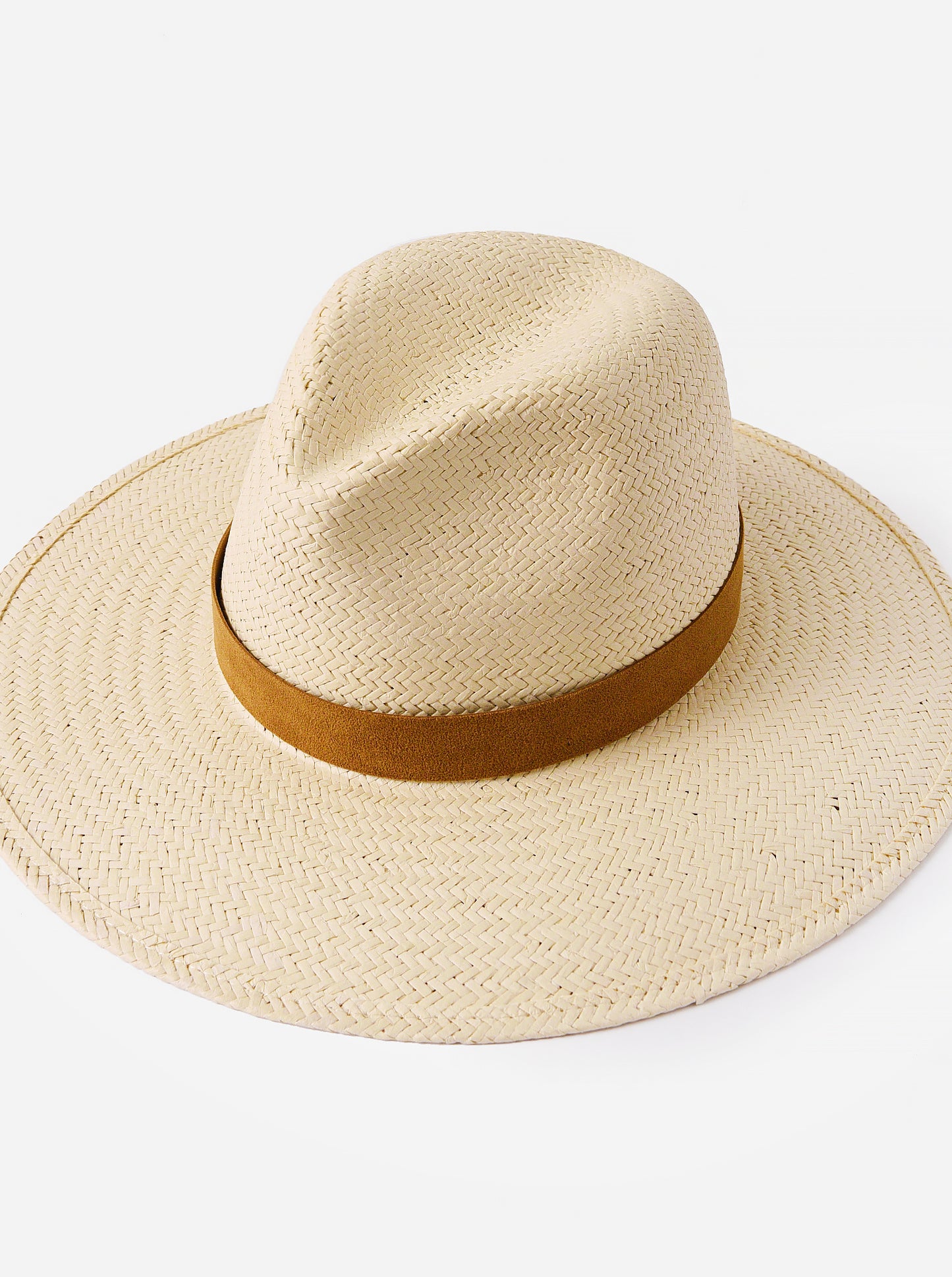 Lovely Bird San Sebastian Straw Fedora Hat - Saint Bernard