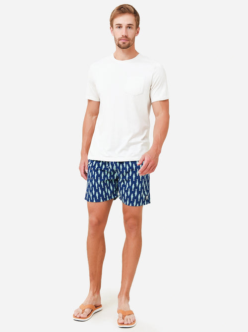Tom & Teddy Men's Sardines Swim Trunk