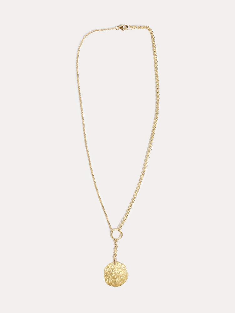 Annie O`Grady Designs Gold Fill Multi Curb With Textured Disc - Saint Bernard