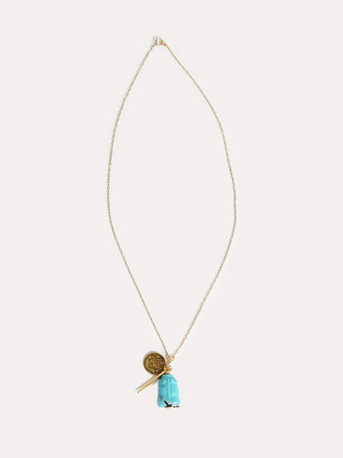 Annie O'Grady Designs Gold Filled Chain with 3 Charms