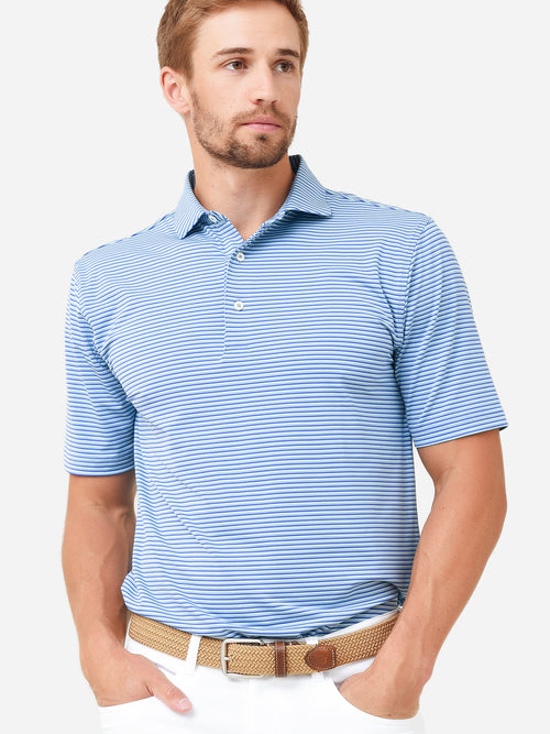 Saint Bernard Men's Connor Stripe Performance Polo