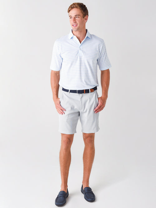 Saint Bernard Men's Royal Oxford Parker Stripe Polo