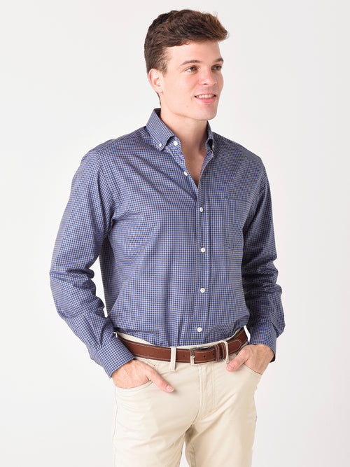 Saint Bernard Men's Ned Check Sport Shirt - Saint Bernard